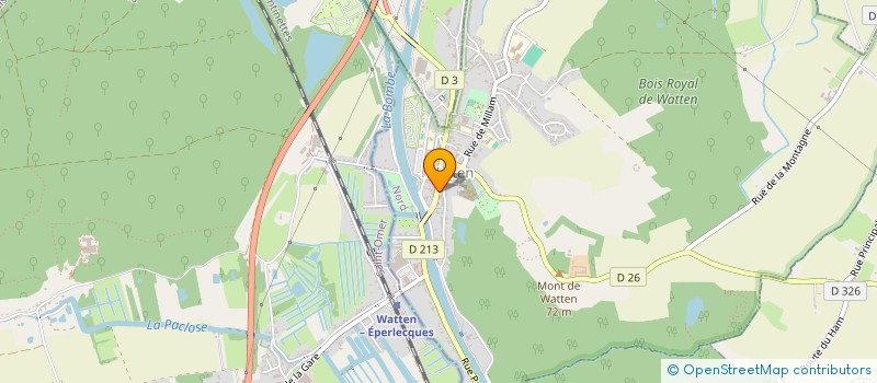 localisation de l'entreprise MONSIEUR MATHIAS VANDER SYPE  WATTEN