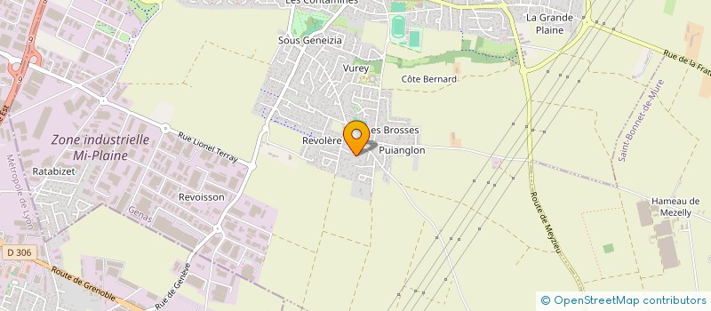 localisation de l'entreprise MONSIEUR MATHIAS VENANCIO  GENAS