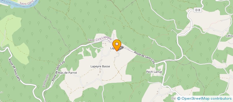 localisation de l'entreprise MONSIEUR MATHIAS VERMESSE  BERGANTY