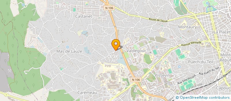 localisation de l'entreprise MONSIEUR MATHIAS VEYRUNES  NIMES