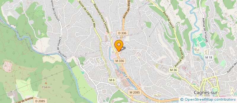 localisation de l'entreprise MONSIEUR MATHIAS VIALLE  CAGNES SUR MER