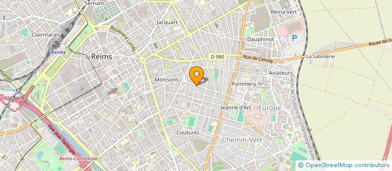 localisation de l'entreprise MONSIEUR MATHIAS VIDAL-DUVERNET  REIMS