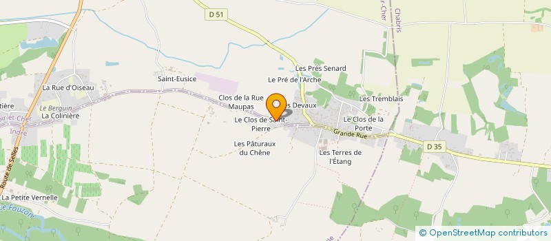 localisation de l'entreprise MONSIEUR MATHIAS VILBOIS à LA VERNELLE