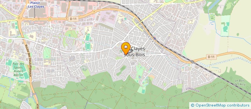 localisation de l'entreprise MONSIEUR MATHIAS WALTHER à LES CLAYES-SOUS-BOIS