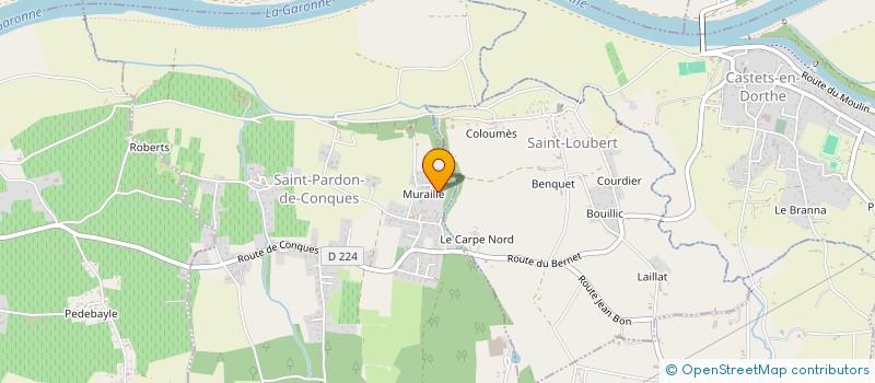 localisation de l'entreprise MONSIEUR MATHIAS WERNER  SAINT-PARDON-DE-CONQUES