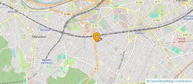 localisation de l'entreprise MONSIEUR MATHIAS WHISKER  CLAMART