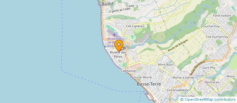 localisation de l'entreprise MONSIEUR MATHIAS YOMBO  BASSE-TERRE