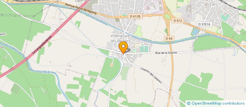 localisation de l'entreprise MONSIEUR MATHIEU ABAD à VILLENEUVE-LES-BEZIERS