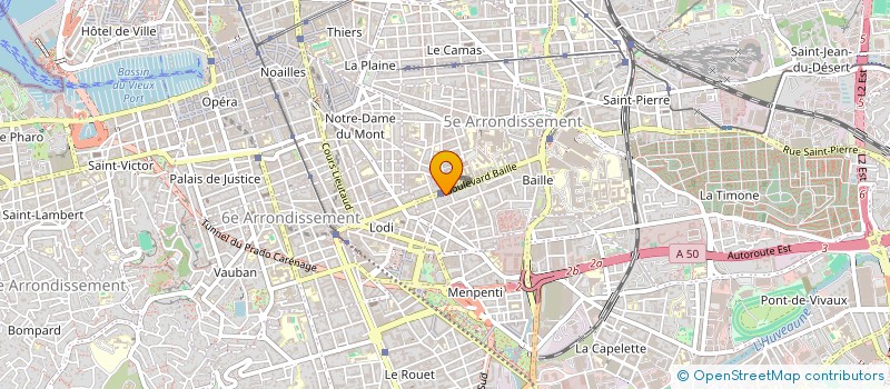 localisation de l'entreprise MONSIEUR MATHIEU ACALET à MARSEILLE 5