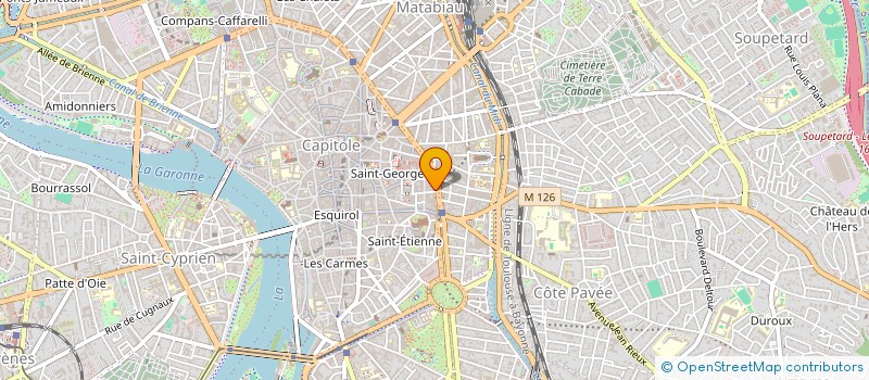 localisation de l'entreprise MONSIEUR MATHIEU ACCARIER  TOULOUSE