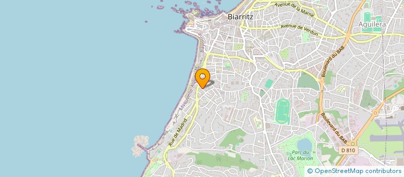 localisation de l'entreprise MONSIEUR MATHIEU ACCOH à BIARRITZ