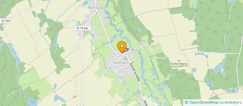 localisation de l'entreprise MONSIEUR MATHIEU ACKERMANN  MANSPACH