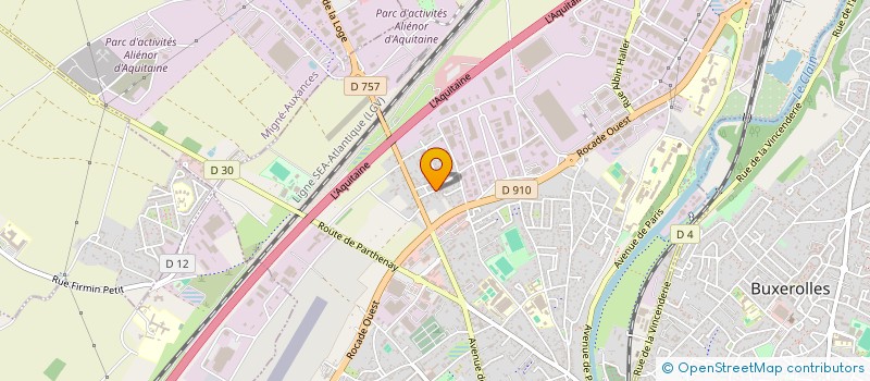 localisation de l'entreprise MONSIEUR MATHIEU AIRAULT  POITIERS