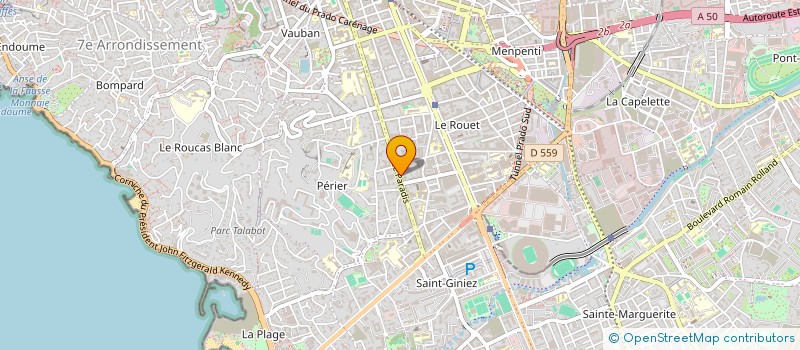 localisation de l'entreprise MONSIEUR MATHIEU AKNIN à MARSEILLE
