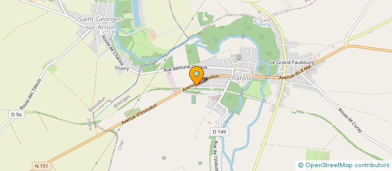 localisation de l'entreprise MONSIEUR MATHIEU ALAPETITE  CHAROST