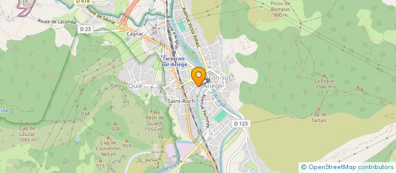 localisation de l'entreprise MONSIEUR MATHIEU ALBERICH à TARASCON-SUR-ARIEGE