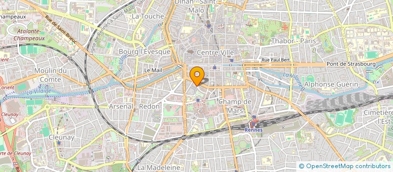 localisation de l'entreprise MONSIEUR MATHIEU ALEMANY  RENNES