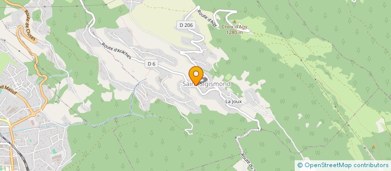 localisation de l'entreprise MONSIEUR MATHIEU ALLAMAND  ARACHES-LA-FRASSE