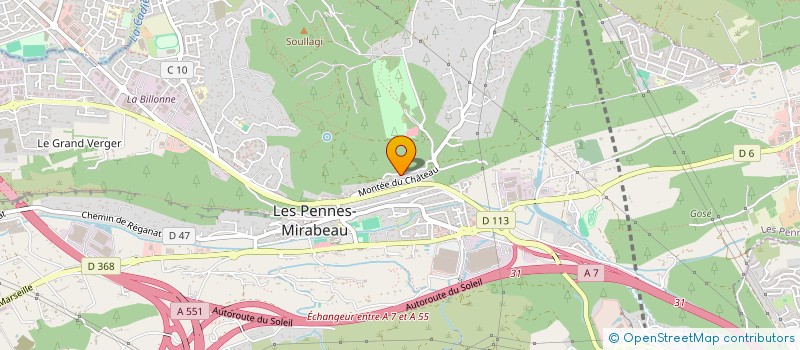 localisation de l'entreprise MONSIEUR MATHIEU ALLEMANDI à LES PENNES-MIRABEAU