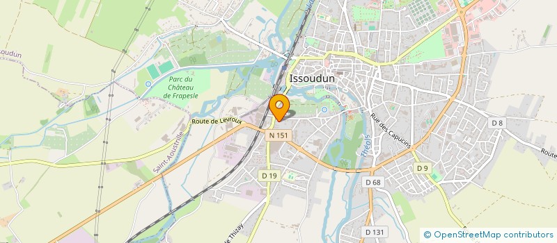 localisation de l'entreprise MONSIEUR MATHIEU ALLOUIS à ISSOUDUN