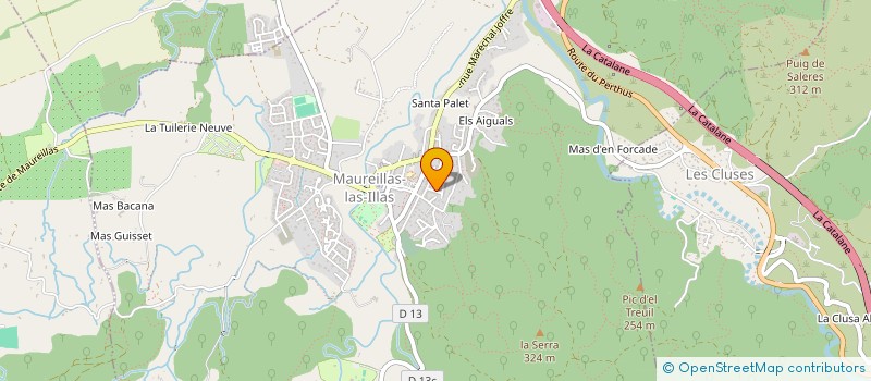 localisation de l'entreprise MONSIEUR MATHIEU ALONSE  MAUREILLAS-LAS-ILLAS