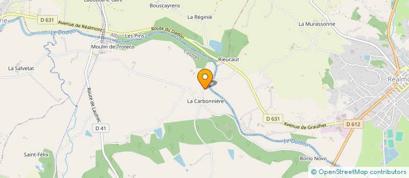 localisation de l'entreprise MONSIEUR MATHIEU ALOS  SAINT-GENEST-DE-CONTEST