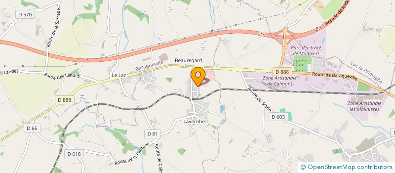 localisation de l'entreprise MONSIEUR MATHIEU ALVERNHE  MANHAC