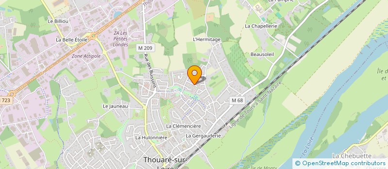 localisation de l'entreprise MONSIEUR MATHIEU ALVES à THOUARE-SUR-LOIRE
