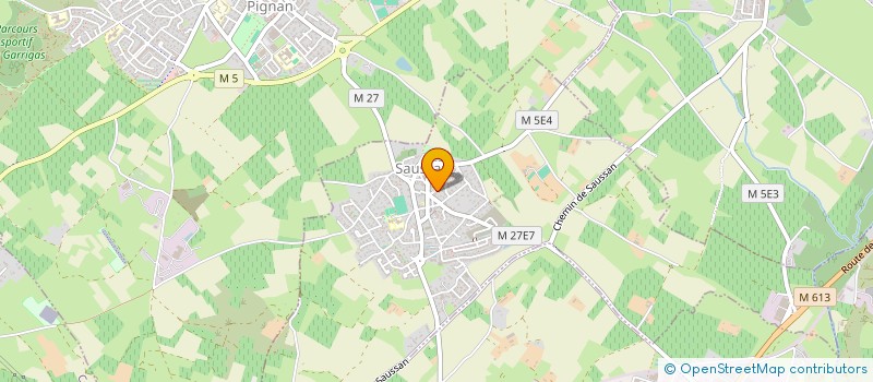 localisation de l'entreprise MONSIEUR MATHIEU AMOROS  SAUSSAN