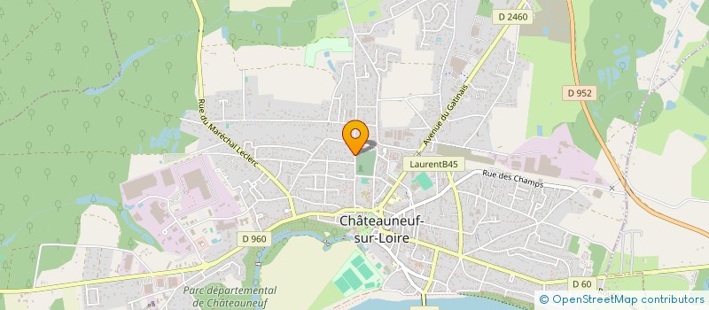 localisation de l'entreprise MONSIEUR MATHIEU ANDRADE à CHATEAUNEUF-SUR-LOIRE
