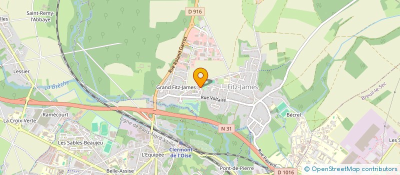 localisation de l'entreprise MONSIEUR MATHIEU ANDRE  FITZ-JAMES