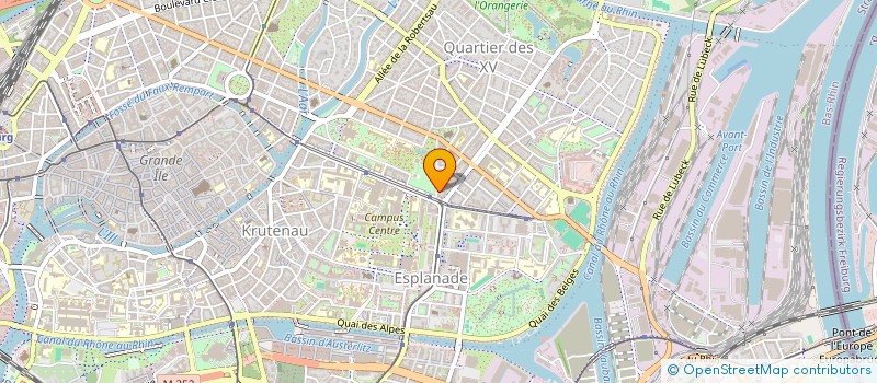 localisation de l'entreprise MONSIEUR MATHIEU ANDRES à STRASBOURG