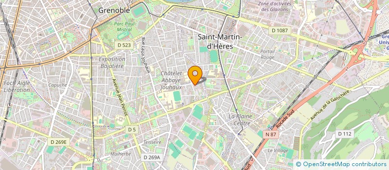 localisation de l'entreprise MONSIEUR MATHIEU ANICET à GRENOBLE