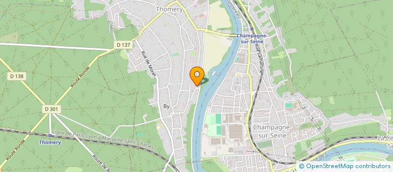 localisation de l'entreprise MONSIEUR MATHIEU ANTONIW  THOMERY