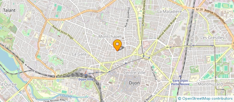 localisation de l'entreprise MONSIEUR MATHIEU ARBEZ à DIJON