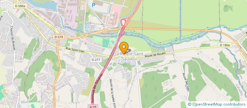 localisation de l'entreprise MONSIEUR MATHIEU ARISTEE  LA RIVIERE-SAINT-SAUVEUR