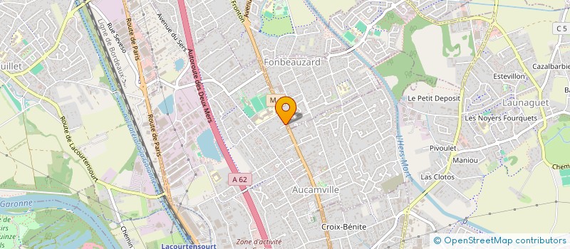 localisation de l'entreprise MONSIEUR MATHIEU ARISTEGUI à AUCAMVILLE