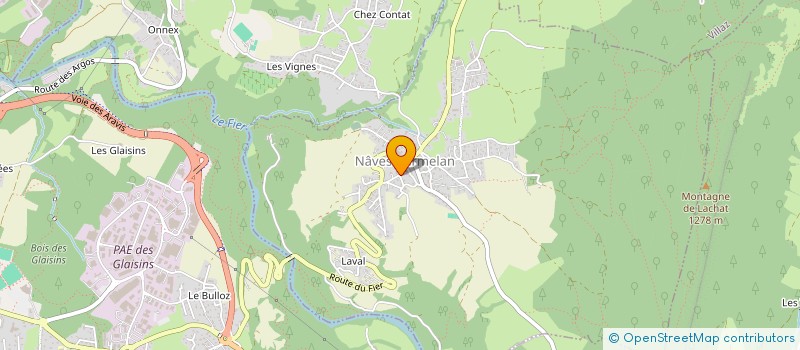 localisation de l'entreprise MONSIEUR MATHIEU ARNAUD  NAVES-PARMELAN