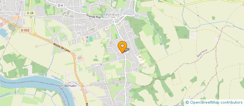 localisation de l'entreprise MONSIEUR MATHIEU ARNOUX à REYRIEUX