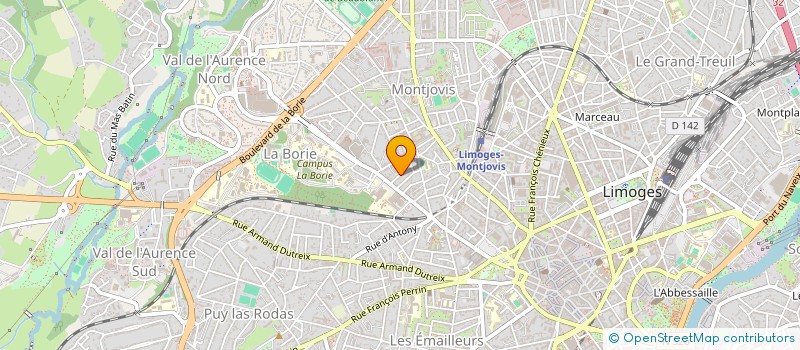 localisation de l'entreprise MONSIEUR MATHIEU ARRIETA-LOPEZ à LIMOGES