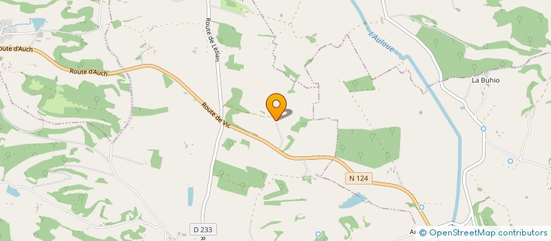 localisation de l'entreprise MONSIEUR MATHIEU ARRIVETS  BIRAN