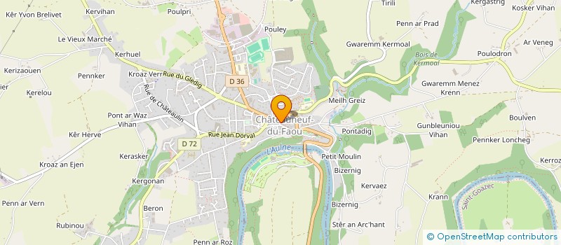 localisation de l'entreprise MONSIEUR MATHIEU AUGAUDY à CHATEAUNEUF-DU-FAOU