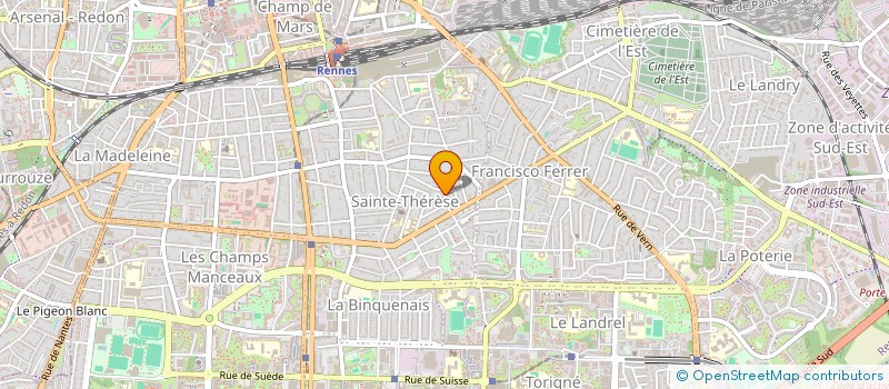 localisation de l'entreprise MONSIEUR MATHIEU AUMARD  RENNES