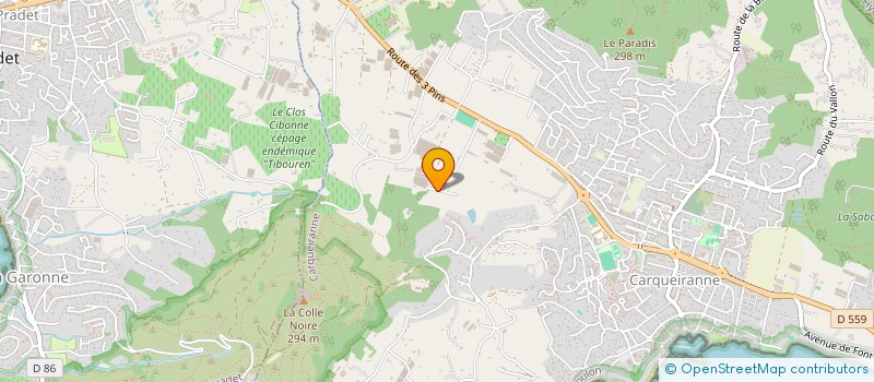 localisation de l'entreprise MONSIEUR MATHIEU AUTRAN  CARQUEIRANNE