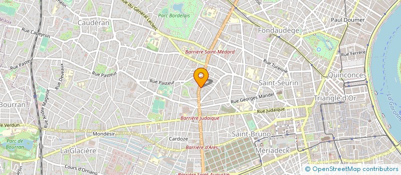 localisation de l'entreprise MONSIEUR MATHIEU AZIZA à BORDEAUX