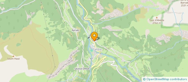 localisation de l'entreprise MONSIEUR MATHIEU BALANSAC  GAVARNIE-GEDRE