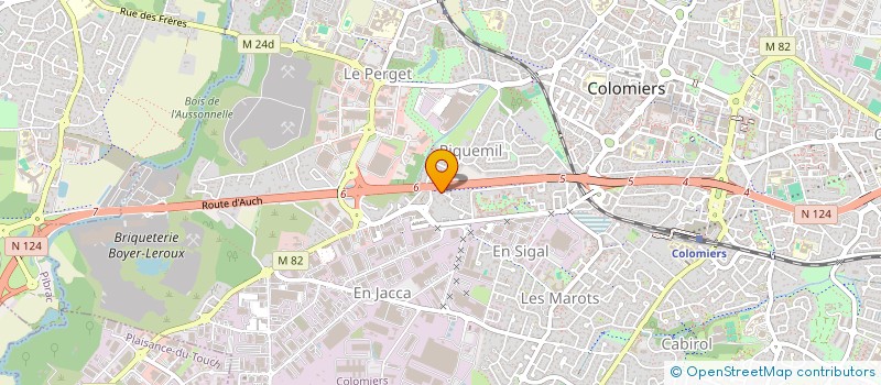 localisation de l'entreprise MONSIEUR MATHIEU BALAYE à COLOMIERS