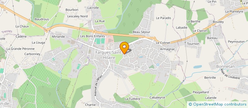 localisation de l'entreprise MONSIEUR MATHIEU BALLARIN  FARGUES-SAINT-HILAIRE