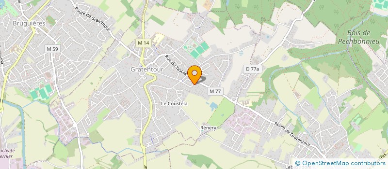 localisation de l'entreprise MONSIEUR MATHIEU BALOSSINI  GRATENTOUR