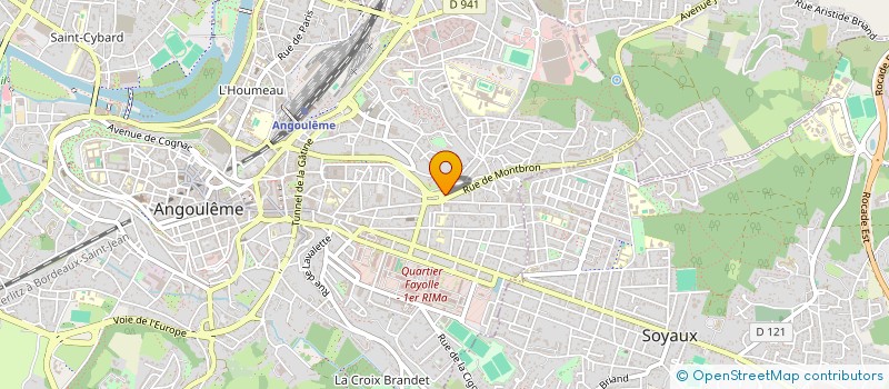 localisation de l'entreprise MONSIEUR MATHIEU BALTAZARD à ANGOULEME
